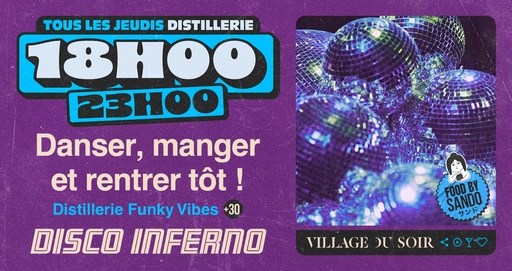 18h00-23h00 ● Disco Inferno
